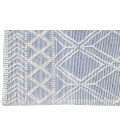 Kas Chloe 7724 Blue Ivory Geo Area Rug 5' x 7'
