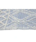 Kas Chloe 7724 Blue Ivory Geo Area Rug 5' x 7'