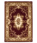 Kas Corinthian 5308 Red/Ivory Aubusson Area Rug 7'7" Round
