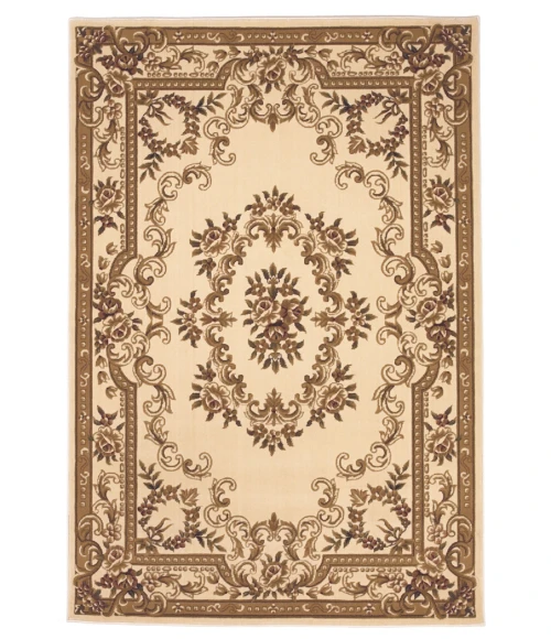 Kas Corinthian 5311 Ivory Aubusson Area Rug 2'2" x 7'11" Runner