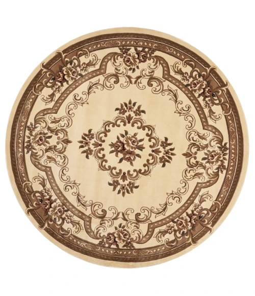 Kas Corinthian 5311 Ivory Aubusson Area Rug 2'2" x 7'11" Runner