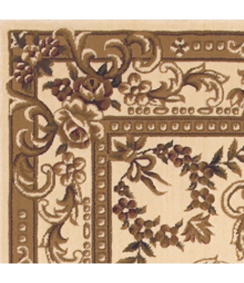Kas Corinthian 5311 Ivory Aubusson Area Rug 2'2" x 7'11" Runner