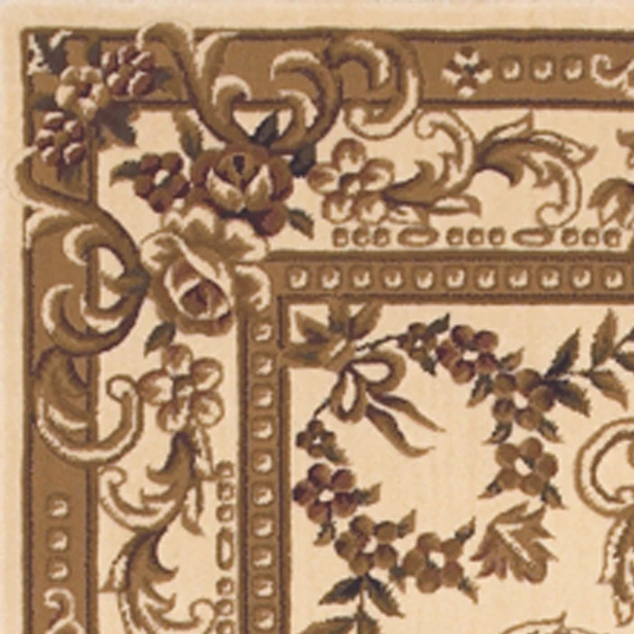 Kas Corinthian 5311 Ivory Aubusson Area Rug 2'2" x 7'11" Runner