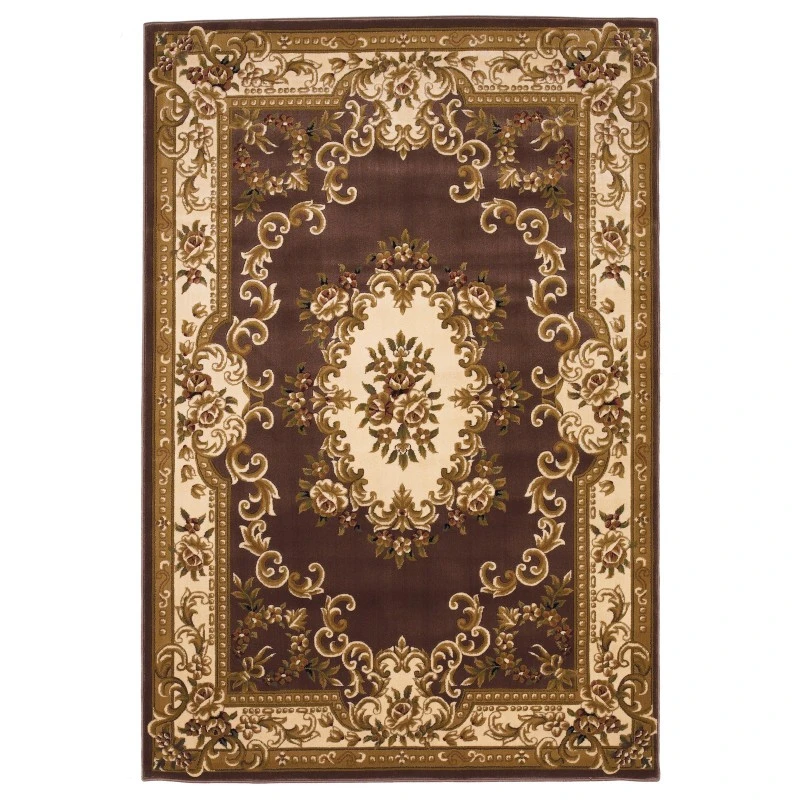 Kas Corinthian 5313 Plum/Ivory Aubusson Area Rug 2'3" x 3'3"