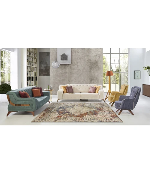 Kas Corsica 7850 Multi Marrakesh Area Rug 5'3"X 7'7"
