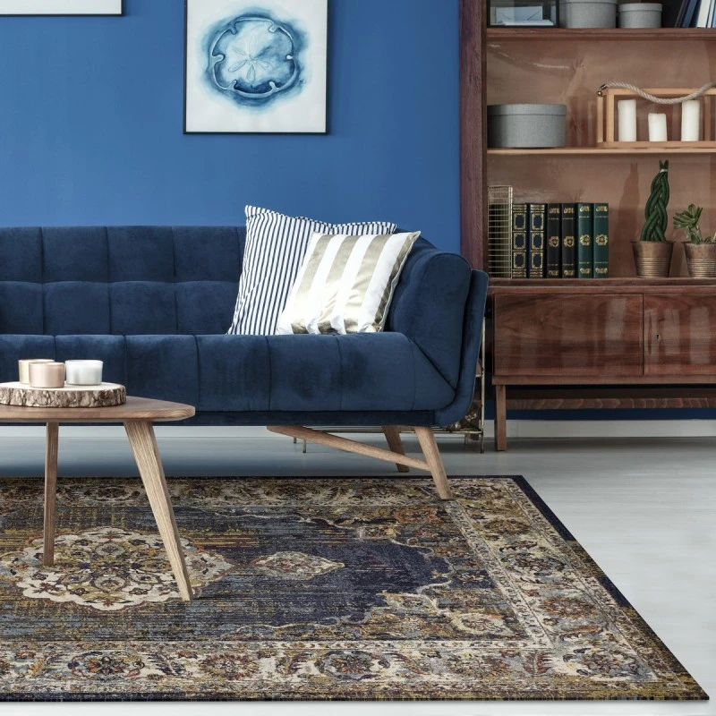 Kas Corsica 7853 Navy Delaney Area Rug 3'3"X 4'11"