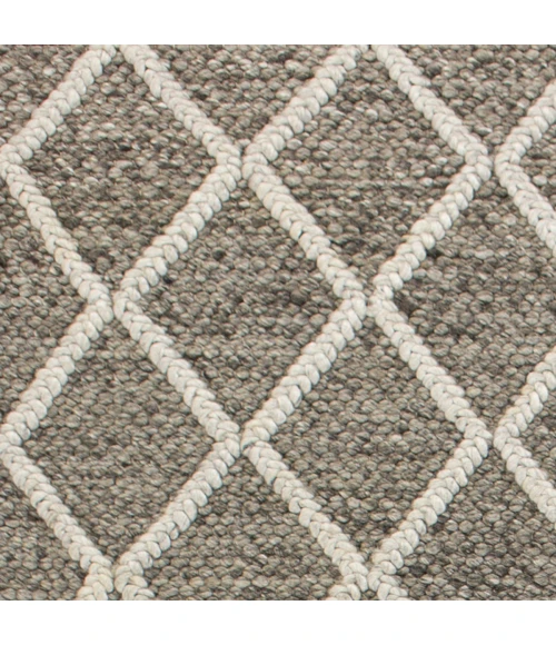 Kas Cortico 6162 Dark Grey Diamonds Area Rug 3'3" x 5'3"