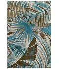 Kas Cove 3002 Ivory/Teal Palms Area Rug