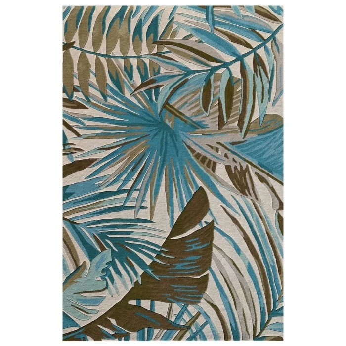 Kas Cove 3002 Ivory/Teal Palms Area Rug