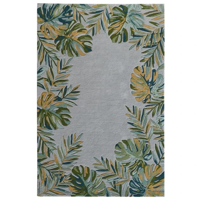 Kas Cove 3003 Grey/Green Tropics Area Rug