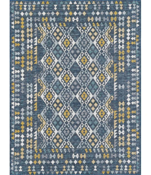 Kas Dahlia Blue 1402 5 ft. 3 in. X 7 ft. Rectangle Rug