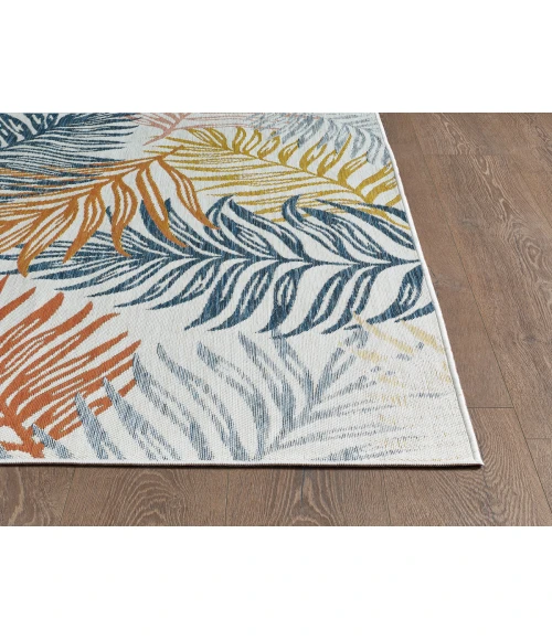 Kas Dahlia Blue 1405 6 ft. 7 in. X 9 ft. Rectangle Rug