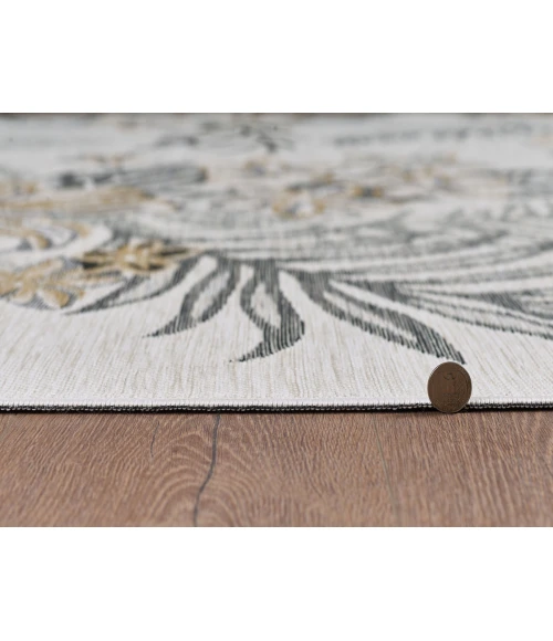 Kas Dahlia Ivory 1408 5 ft. 3 in. X 7 ft. Rectangle Rug