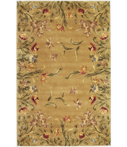Kas Emerald 9080-Gold-8Runner Rug