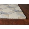 Kas Eternity 1060 Ivory/Grey Elements Area Rug 5' x 8'