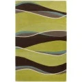 Kas Eternity 1084 Lime/Mocha Landscapes Area Rug 27" X 45"