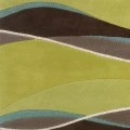 Kas Eternity 1084 Lime/Mocha Landscapes Area Rug 27" X 45"