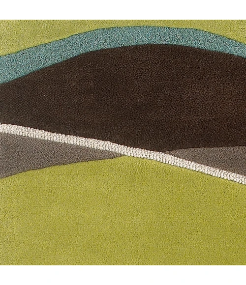 Kas Eternity 1084 Lime/Mocha Landscapes Area Rug 3'3" x 5'3"