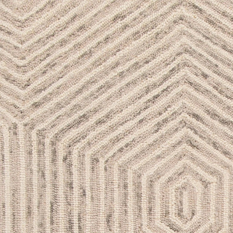 Kas Gramercy 1607 Ivory Honeycomb Area Rug 27" X 45"