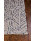 Kas Gramercy 1611 Blue Heather Herringbone Area Rug 9' x 12'