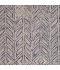 Kas Gramercy 1611 Blue Heather Herringbone Area Rug 9' x 12'