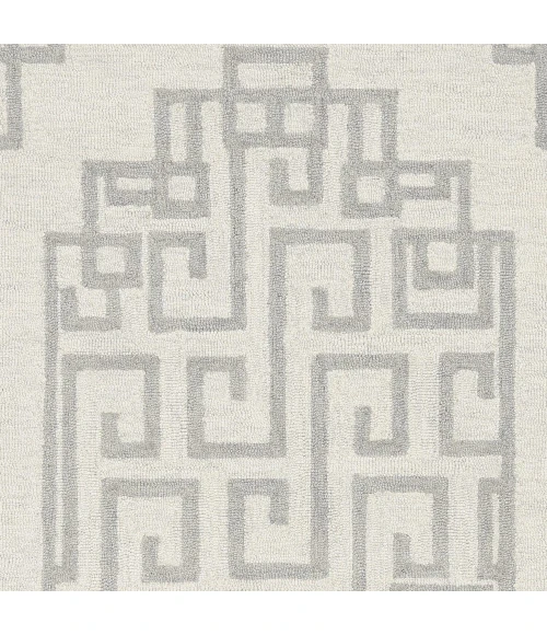 Kas Gramercy 1612 Ivory Grey Maysville Area Rug 8' X 10'