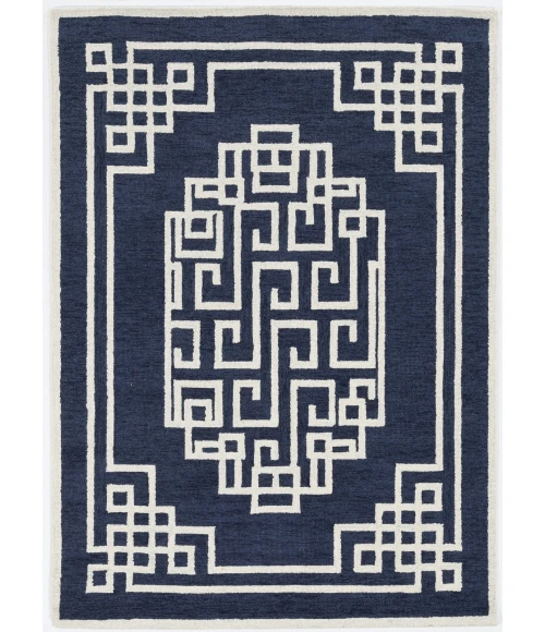 Kas Gramercy 1613 Navy Ivory Maysville Area Rug 8' X 10'