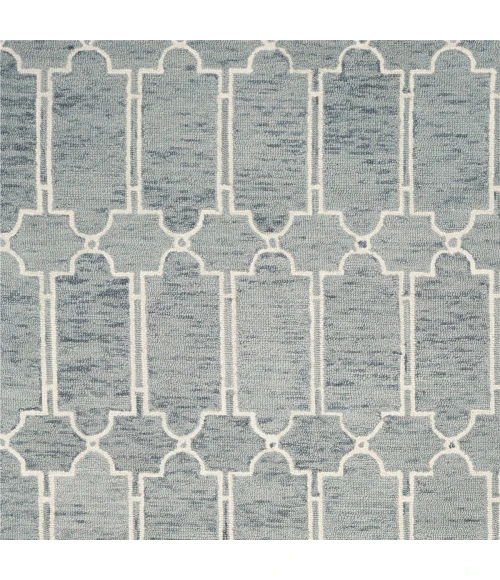 Kas Gramercy 1631 Slate Blue Carmen Area Rug 27" X 45"