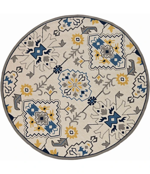 Kas Harbor 4205 Ivory Austin Area Rug 3'3" x 5'3"