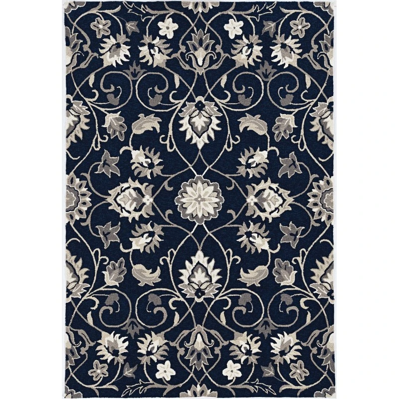 Kas Harbor 4206 Navy Manor Area Rug 7'6" Round