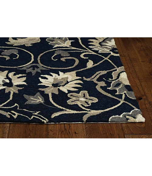 Kas Harbor 4206 Navy Manor Area Rug 7'6" Round