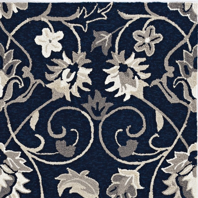 Kas Harbor 4206 Navy Manor Area Rug 7'6" Round