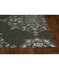 Kas Harbor 4207 Charcoal Courtyard Area Rug 7'6" Round