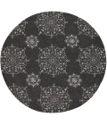Kas Harbor 4207 Charcoal Courtyard Area Rug 7'6" Round