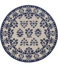 Kas Harbor 4208 Sand/Blue Haven Area Rug 7'6" Round