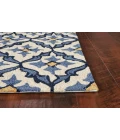Kas Harbor 4210 Ivory/Blue Mosaic Area Rug 3'3" x 5'3"