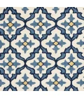Kas Harbor 4210 Ivory/Blue Mosaic Area Rug 3'3" x 5'3"