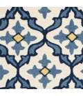 Kas Harbor 4210 Ivory/Blue Mosaic Area Rug 3'3" x 5'3"