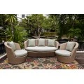Kas Harbor 4213 Taupe Flora Area Rug 3'3" x 5'3"
