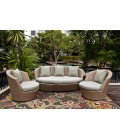 Kas Harbor 4213 Taupe Flora Area Rug 7'6" Round