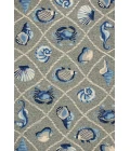 Kas Harbor 4219 Grey Seaside Area Rug 7'6" Round