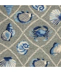 Kas Harbor 4219 Grey Seaside Area Rug 7'6" Round