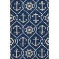 Kas Harbor 4220 Navy Marina Area Rug 7'6" Round