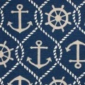 Kas Harbor 4220 Navy Marina Area Rug 7'6" Round