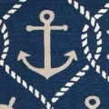 Kas Harbor 4220 Navy Marina Area Rug 7'6" Round