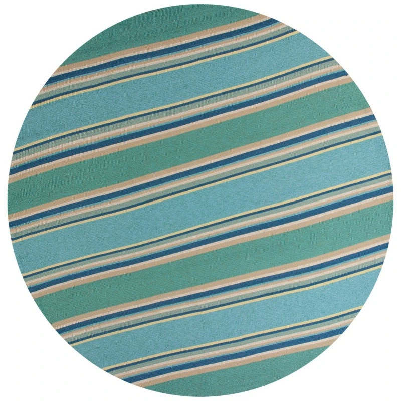 Kas Harbor 4230 Ocean Stripes Area Rug 7'6" Round