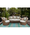 Kas Harbor 4230 Ocean Stripes Area Rug 7'6" Round