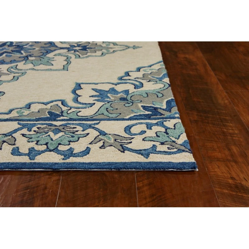 Kas Harbor 4238 Ivory/Blue Serafina Area Rug 7'6" Round