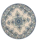 Kas Harbor 4238 Ivory/Blue Serafina Area Rug 3'3" x 5'3"