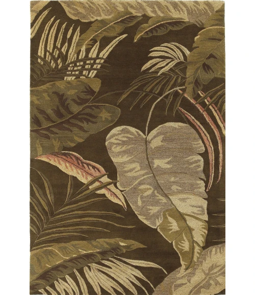 Kas Havana 2615 Mocha Rainforest Area Rug 30" X 50"